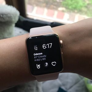 Rose gold Apple Watch series 3!